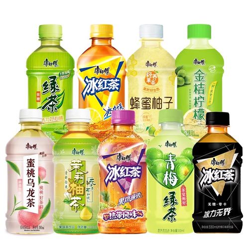 康師傅小瓶裝混合飲料整箱批發(fā) 冰紅茶、茉莉柚茶、青梅綠茶與金桔檸檬的便捷之選